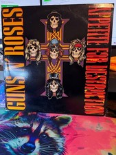 GUNS N' ROSES Appetite For Destruction LP Geffen 1987 OG