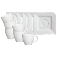 Ritzenhoff & Breker Melodie Kaffeetasse Mit Untertasse 190 Ml 6Er Set In Weiß