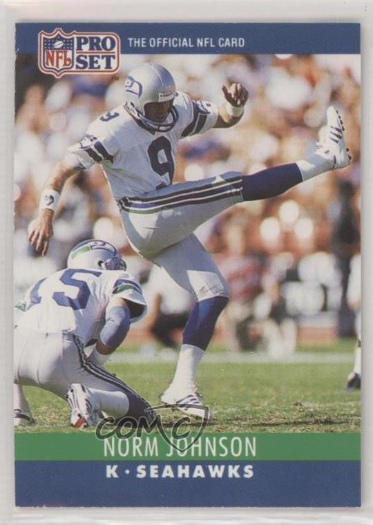1990 Pro Set FACT Cincinnati Norm Johnson #302 0q3