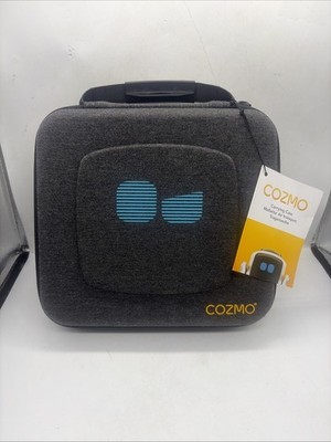 Anki Cozmo Empty robot case with blue striped eyes graphic #robot #anki