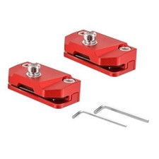 2PCS Universal No-Drill Aluminum LED Light Bar Mount Brackets for Truck SUV 