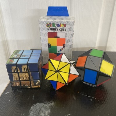 Original Rubik's Twist Schlange Puzzle, Infinity Würfel, Zappelspielzeug & Paris Souvenir 