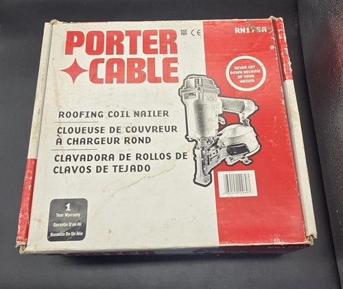 Porter Cable RN175A Coil Roofing Nailer Pneumatic Nailer Original box manuals - Picture 2 of 15