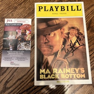Whoopi Goldberg Signed Autographed Playbill MA Rainey Black Bottom AUTHENTIC JSA