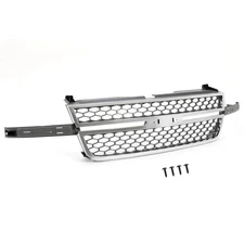 For Silverado 1500 2500 3500 HD Pickup 03-07 Chrome Grille Honeycomb Style Grill