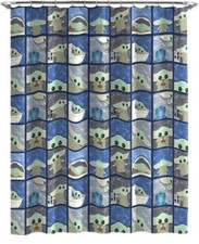 Star Wars The Mandalorian Shower Curtain The Child Baby Yoda Set 13 Pc Bathroom