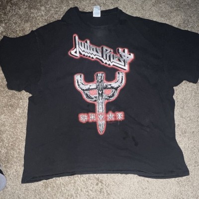 Judas Priest Firepower 2018 Tour Shirt Size 2XL Black Double Sided Rock Metal