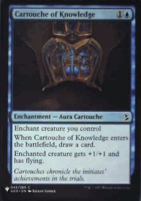 Cartouche of Knowledge - The List Reprints: #AKH-45, MTG Nm C304