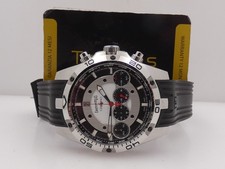 EBERHARD & CO CHRONO 4 GEANT 31060 46MM BOX&PAPERS 2000'S AUTOMATICO OROLOGIO