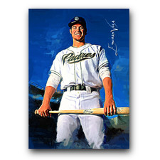 Wil Myers Art Card Limited 10/25 Edward Vela Signed (San Diego Padres)