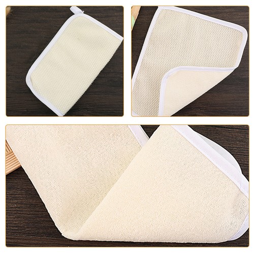 6 Pezzi Sciarpa Scrub Bagno Esfoliante Asciugamano Doccia Corpo Panno Nylon - Foto 12 di 12