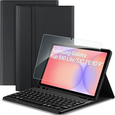 EasyAcc Tastatur Hülle kompatibel mit Samsung Galaxy Tab S9/S9 FE 2023 1