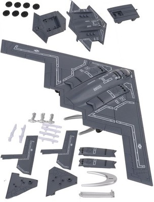 GRTCZYSL B2 Stealth Bomber Model Fighter Jet Plane Toy, USAF 1/200 B2-1/200