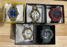 Lot of 5 Activa and Invicta Watches NEW 3 Year Warranty Men s