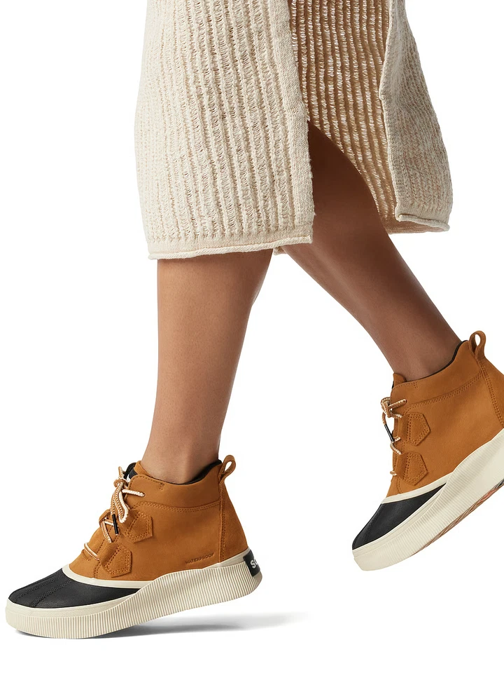 Auténticas botas clásicas Sorel Out N About IV Taffy para mujer, negras talla EE. UU. Foto 3 de 3