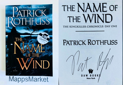 SIGNED The Name of the Wind (Kingkiller Chronicle #1) Patrick Rothfuss Trade PB