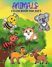 Animals Color Book For Kids: This is animals coloring book for any kid's by Robi