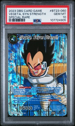 Vegeta Saiyan Strength Frieza Charismatic Villain SPR Dragon Ball Super PSA 10 - Picture 2 of 5