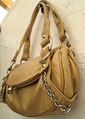 Sac à main " TOSCA BLU " cuir bag à saisir - Photo 1/4