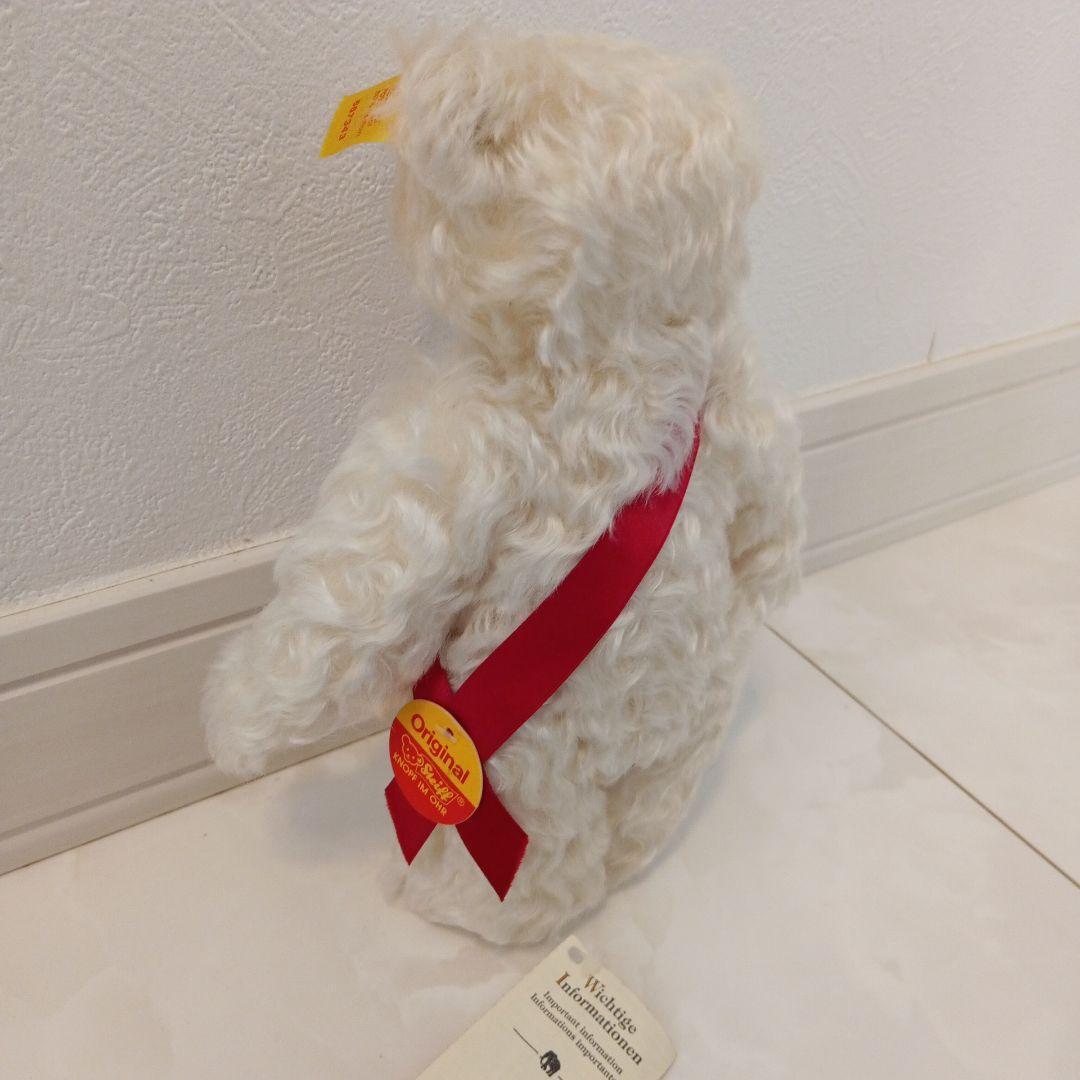 Plush Toy Steiff Event Teddy Bear White Original Knopf Im Ohr