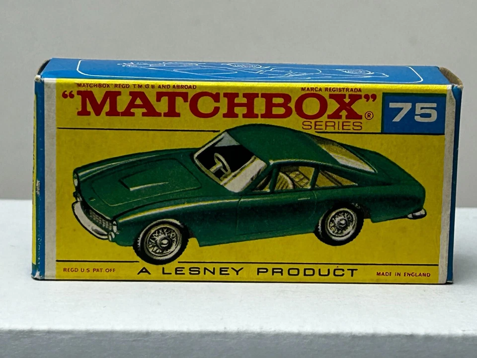 Matchbox No. 75 Ferrari Berlinetta with F-Type Original Box, Nice - Image 3 of 4