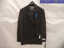 J. M. Haggar Gray Men's Suit Jacket, Size 44 Long, Armpit2Armpit 23", Length 32"