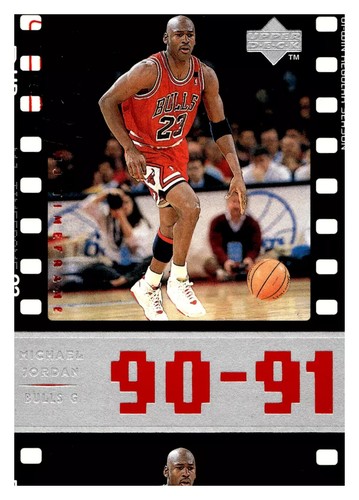 Michael Jordan 1998 Upper Deck MJ Timeframe 90-91 61-Win Regular Season Card# 48