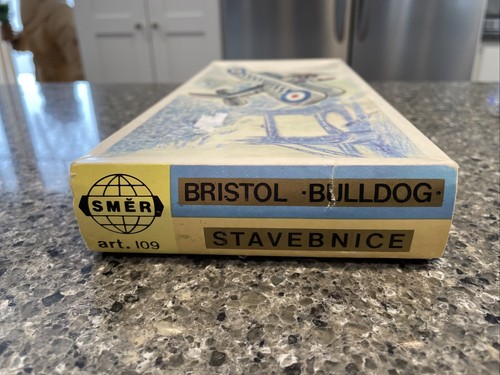 VINTAGE SMER BRISTOL BULLDOG STAVEBNICE | 1:48 SCALE MODEL KIT | ART 109 - Picture 6 of 8