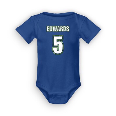 Edwards One Piece Bodysuit Navy 6M Minnesota Wolves Anthony