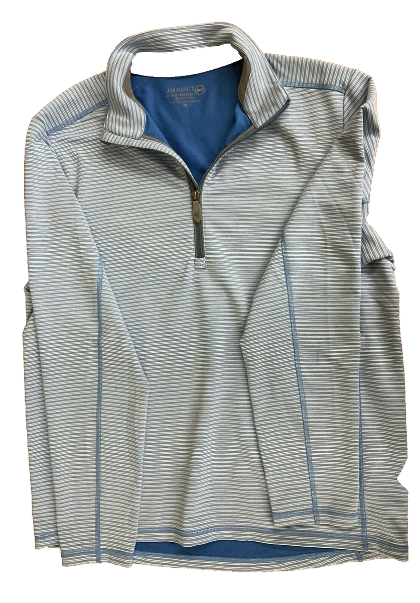 Vineyard Vines Mens Jim Nantz Quarter Zip Size Medium Long Sleeve