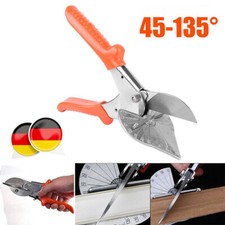 Gehrungsschere 45°-135° Amboss Winkelschneider für Kunststoff Gummi Holz PVC