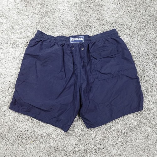 Vilebrequin Swim Trunks Mens 2XL Blue Emroidered Quick Dry Lined St Tropez - Picture 5 of 8