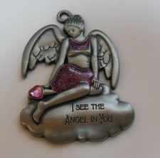 Gloria Duchin Angel Ornament "I See The Angel In You" Made in USA 2015