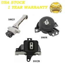 3PCS MOTOR & TRANS MOUNT FIT 2017-2021 KIA SPORTAGE 2WD 2.0L & 2.4L - AUTO TRANS