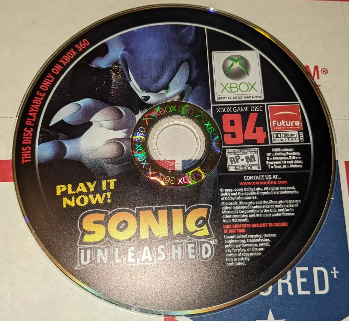 SONIC UNLEASHED Xbox 360 Original (Mídia Digital) – Games Matrix