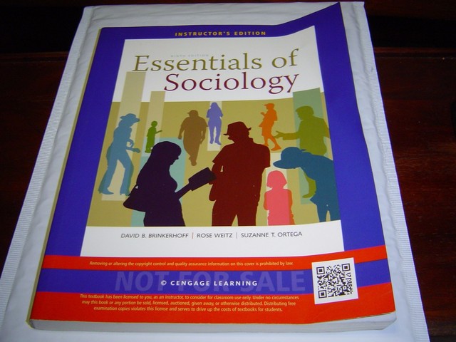 "INSTRUCTOR�S EDITIONGOOD COND" Essentials of Sociology 9TH EDITION