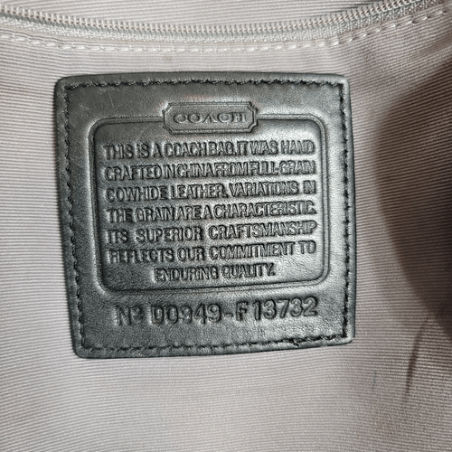 Coach Hampton Soho black leather F13732 bag - Picture 4 of 13
