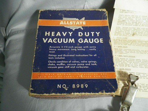 Allstate Heavy Duty Vacuum Gauge 8989 - Picture 3 of 5