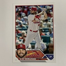 2023 Topps Series 2 Baseball Alec Burleson Rookie Card #622 Cardinals