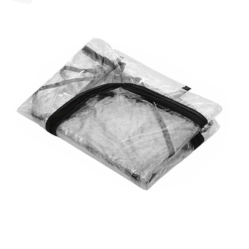 Outdoor Travel Folding Cat Dog Cart Carrier Pet Stroller Waterproof Rain Cover - Image 2 of 2