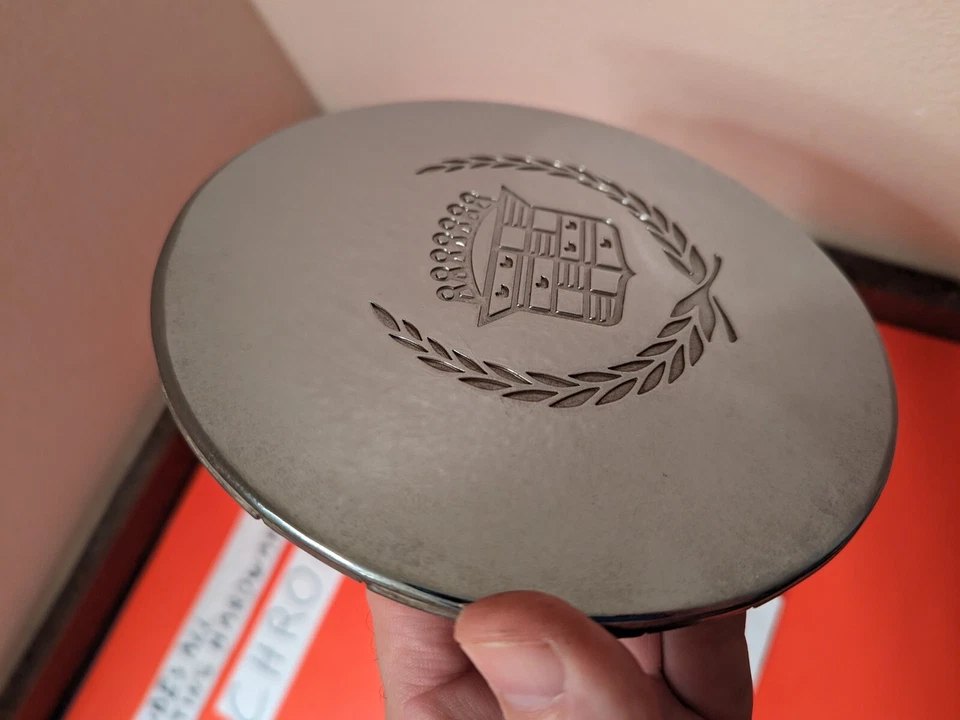 ✅OEM 1993-1999 CADILLAC SEVILLE DEVILLE 7" TAPA CENTRAL CROMADA LLANA 03543663 ¡MINT! Foto 4 de 4