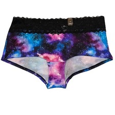 NWT TORRID Boyshort Pantie Sz 4X Black Lace Pink Purple Blue Jersey