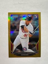 2013 Bowman Chrome Draft Gold Refractors #18 Oswaldo Arcia #'d 37/50 Twins
