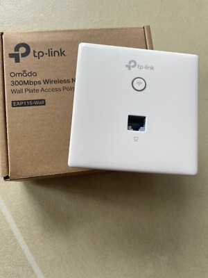 TP-Link EAP115 Wall Omada N300 Router Wireless Access Point Free EAP Controller