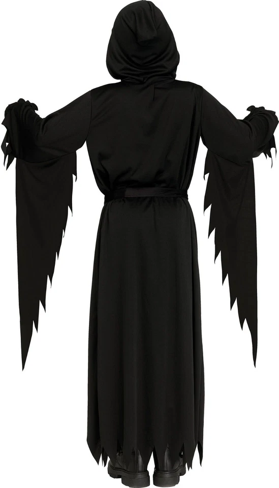 Child SCREAM Ghost Face Lives Aged Ghost Mask Boys Halloween Costume Fun World - Image 2 of 3