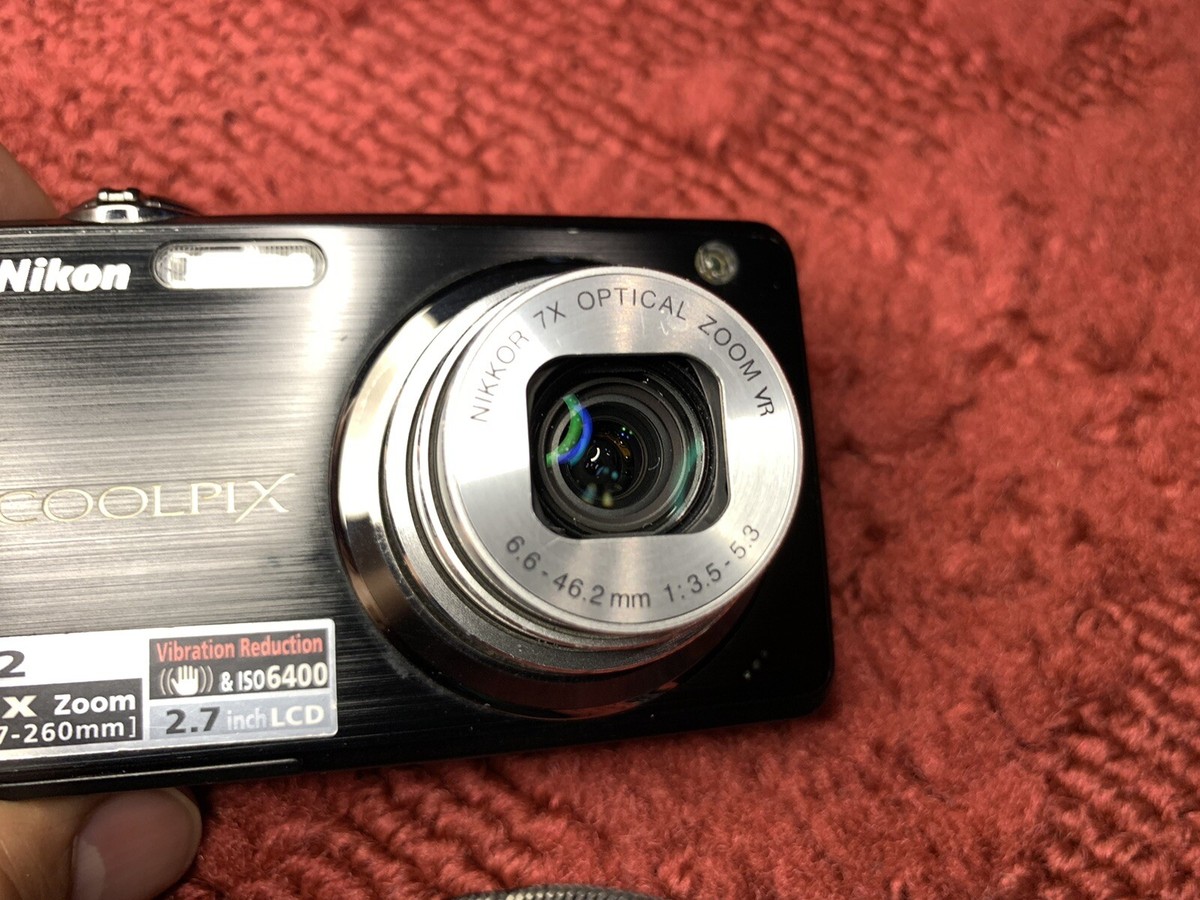 Nikon COOLPIX S630 12.0 MP Digital Camera Black Tested Works NO