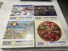 Bits Pieces puzzles 1000 Piece Lot Of 4, Elder Estate Hundreds Available