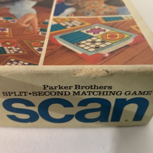 Vintage Scan Split Second Matching Game By Parker Brothers Complete 1970 No 750 - Picture 8 of 8