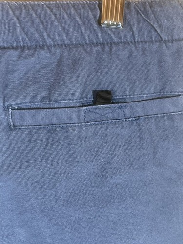 Sportif Hiking Shorts Mens Large Blue Belted Button Front Flat Front Casual - Picture 19 of 24