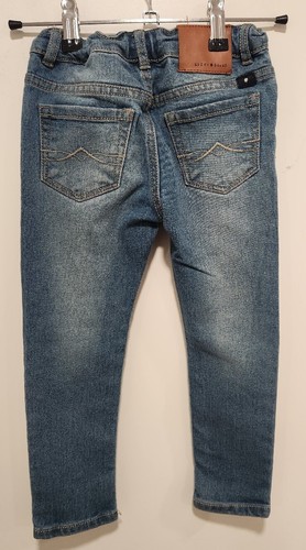 Lucky Brand Little Kids Size 4/5 Blue Jean Skinny Pants Adjustable Waist - Picture 2 of 8